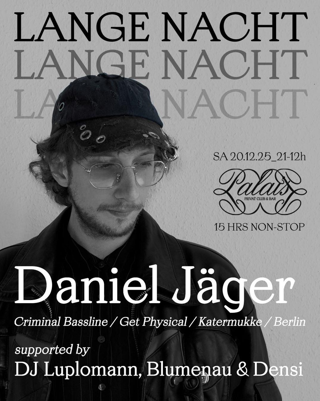 Lange Nacht des Palais präsentiert: Daniel Jäger