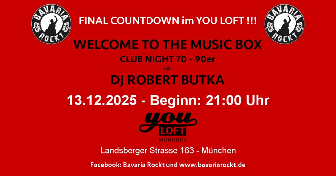 Bavaria Rockt – Welcome to the Music Box