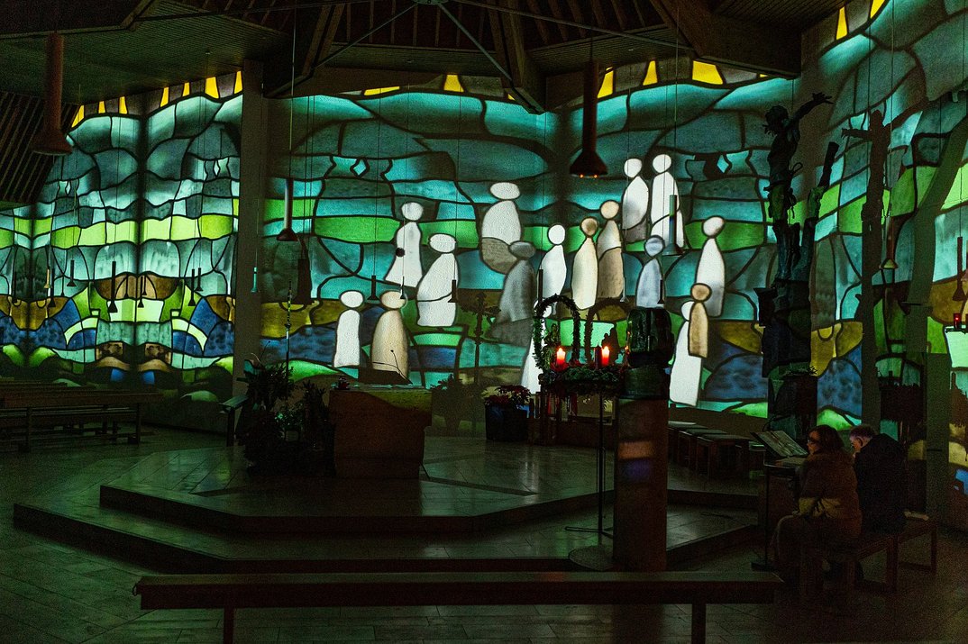 Immersive Lichtshow – Audiovisuelle Installation