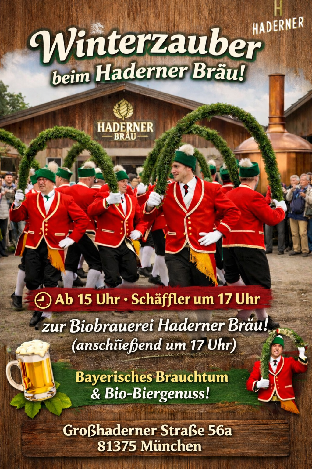 Winterzauber bei Haderner Bräu