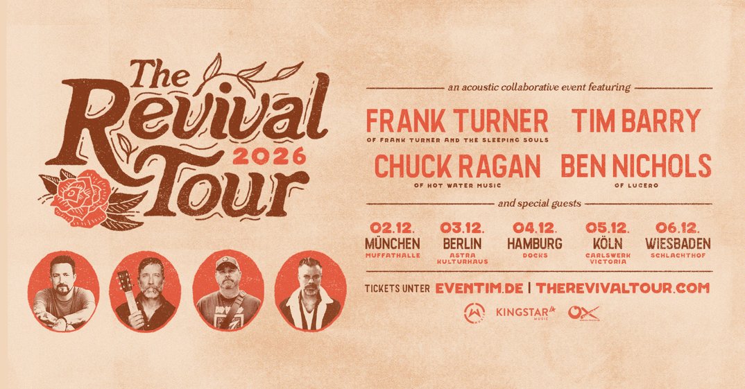 Chuck Ragan, Frank Turner, Tim Barry & Ben Nichols