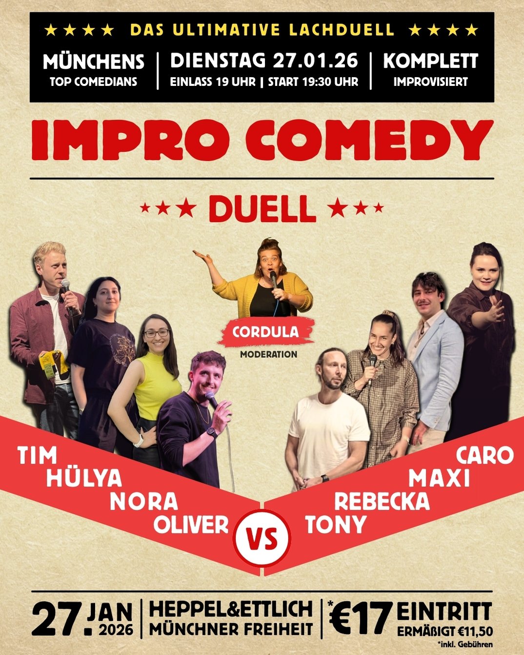 Impro Comedy Duell | Münchens Lachduell