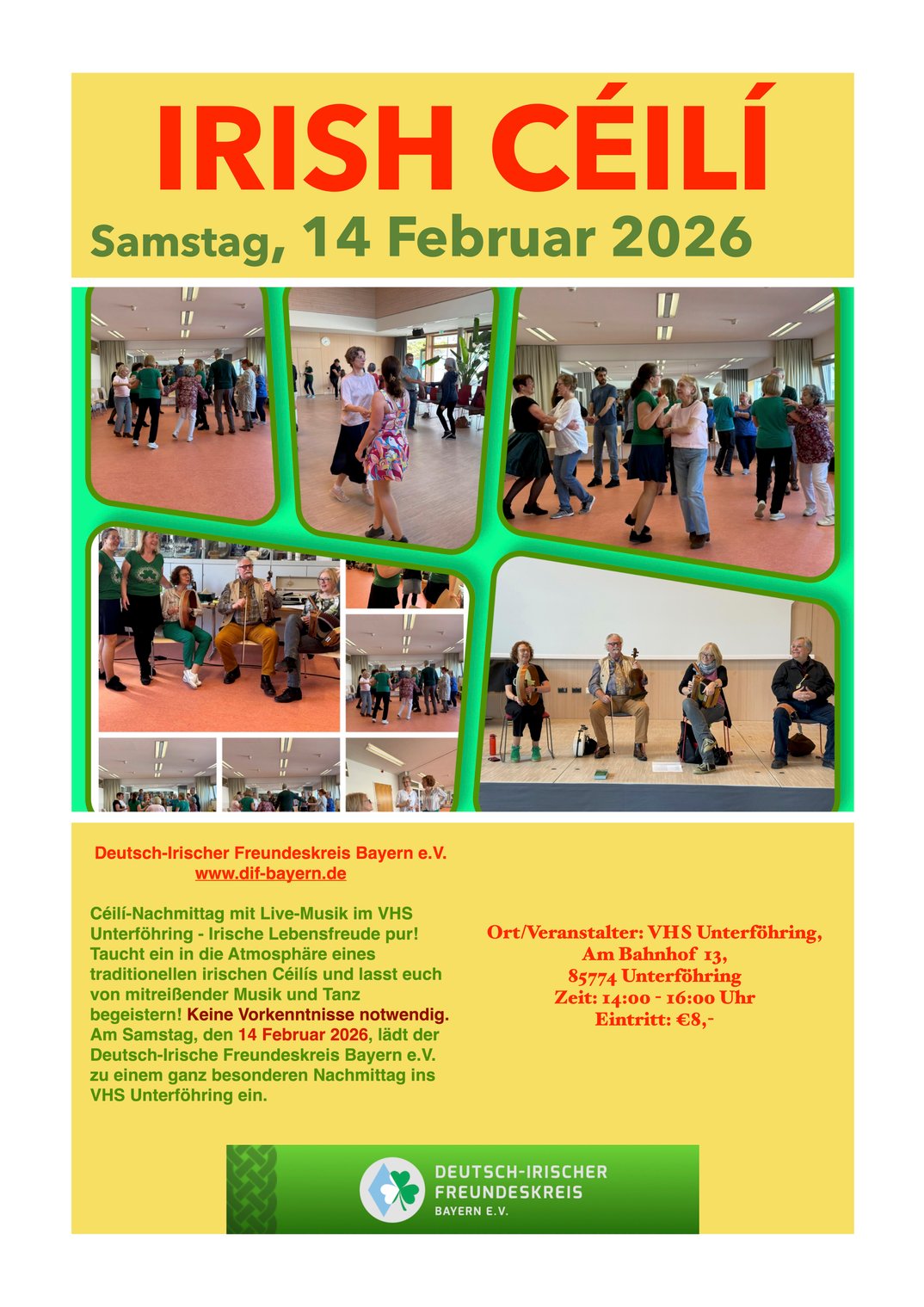DIF Céilí – Irischer Tanznachmittag