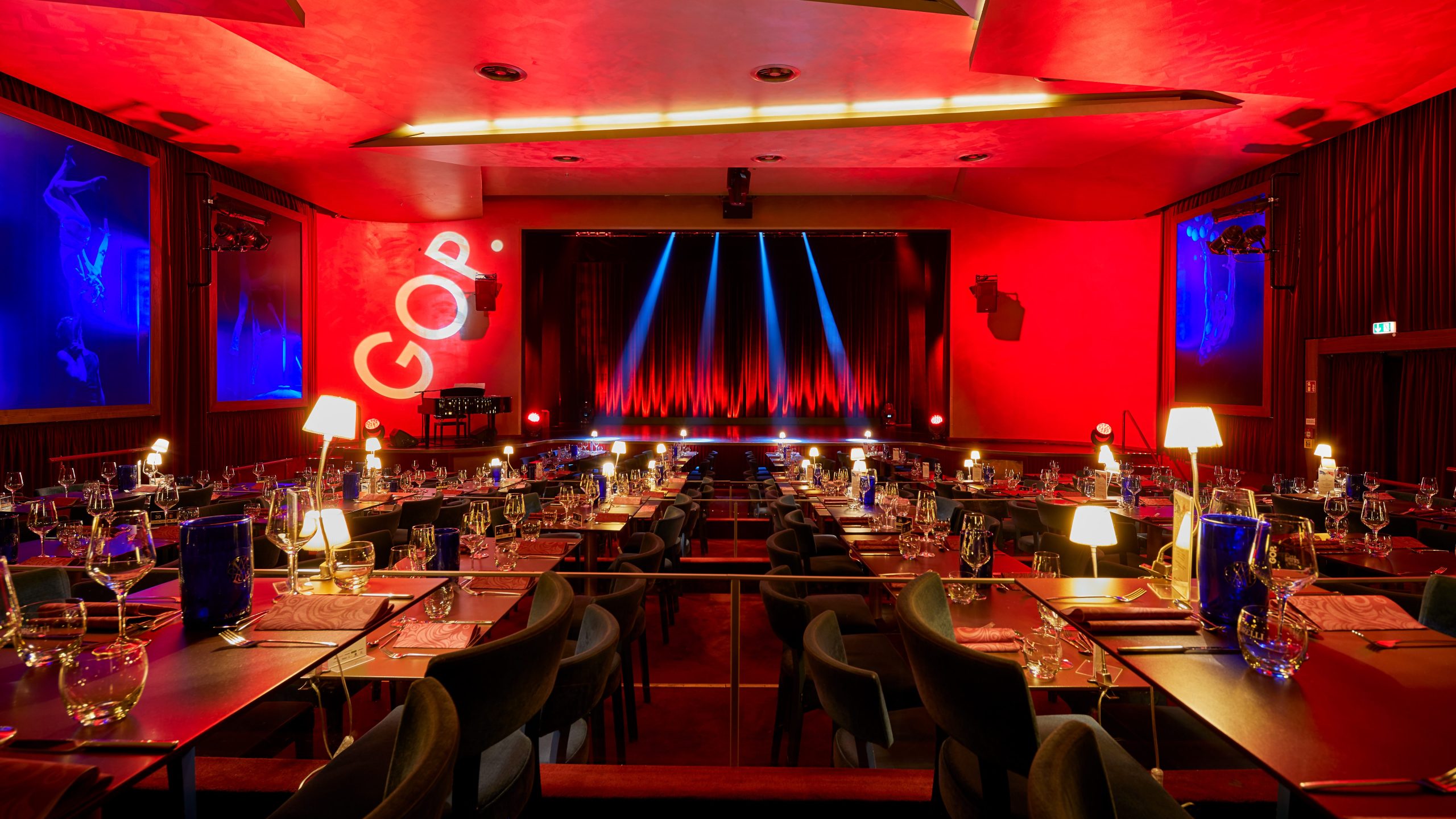 Saal im GOP München / GOP Varieté München