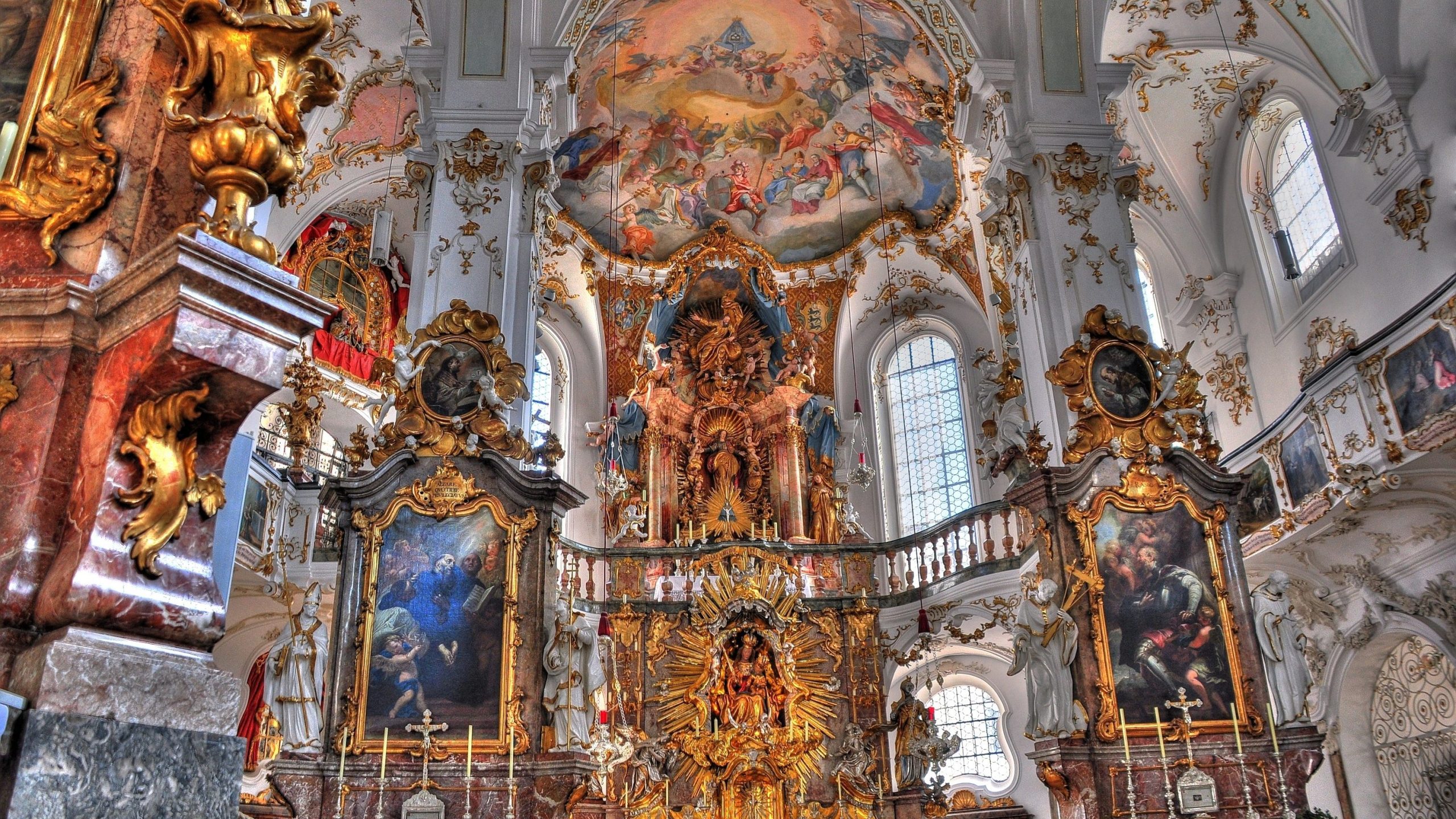 Die Wallfahrtskirche im Kloster Andechs