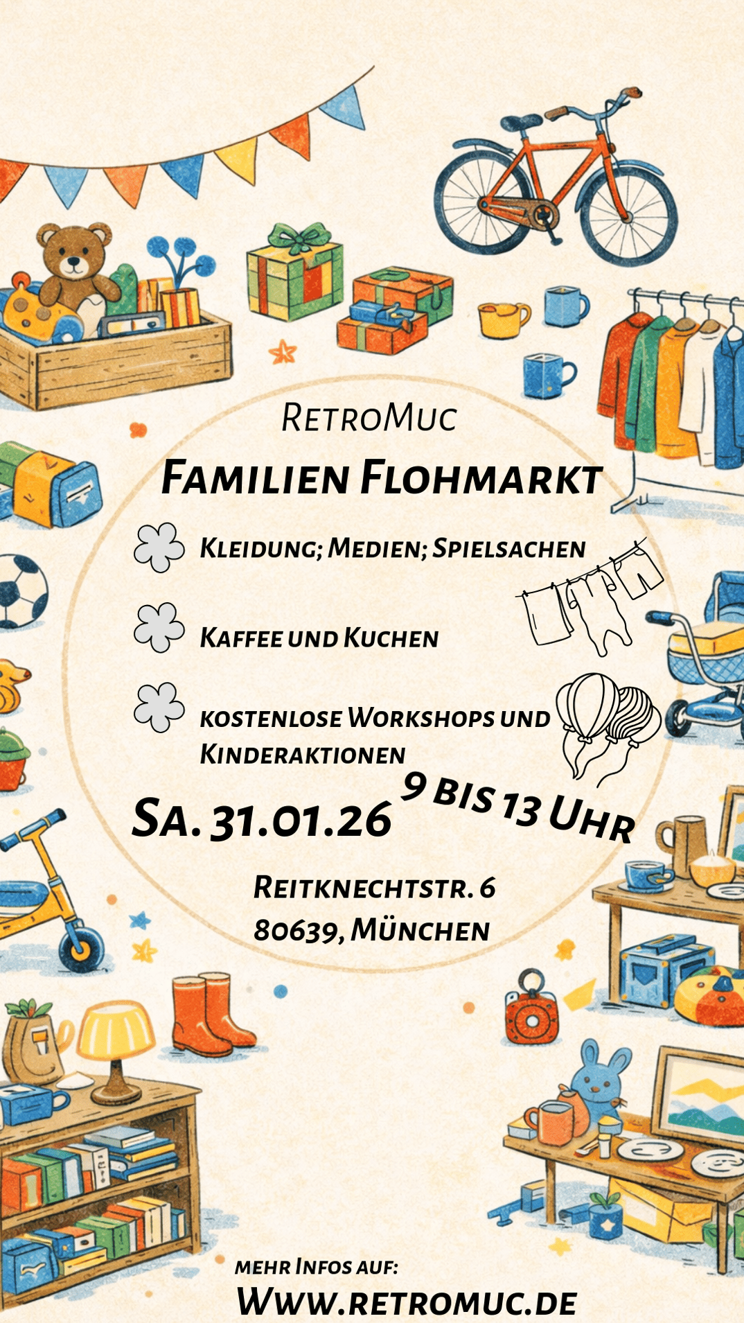 Familienflohmarkt Retro MUC