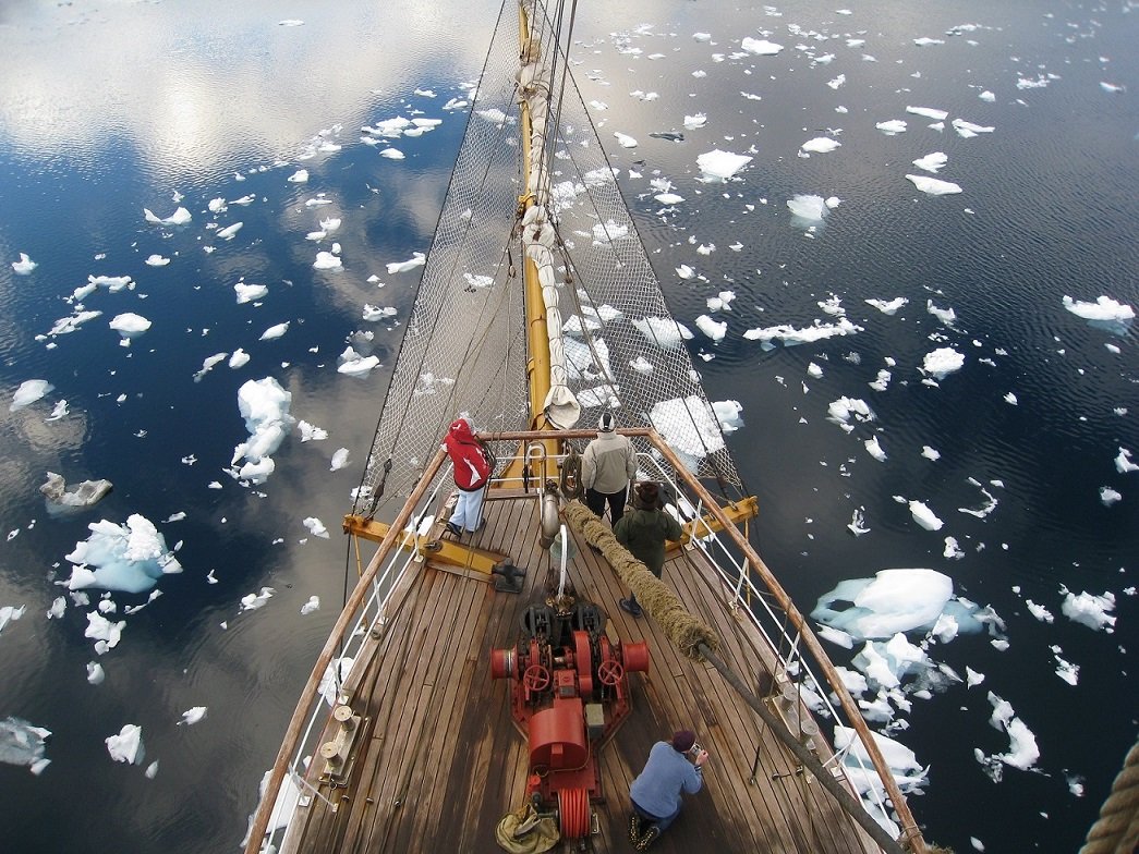 Auf Expedition mit einem Großsegler durch das Südpolarmeer