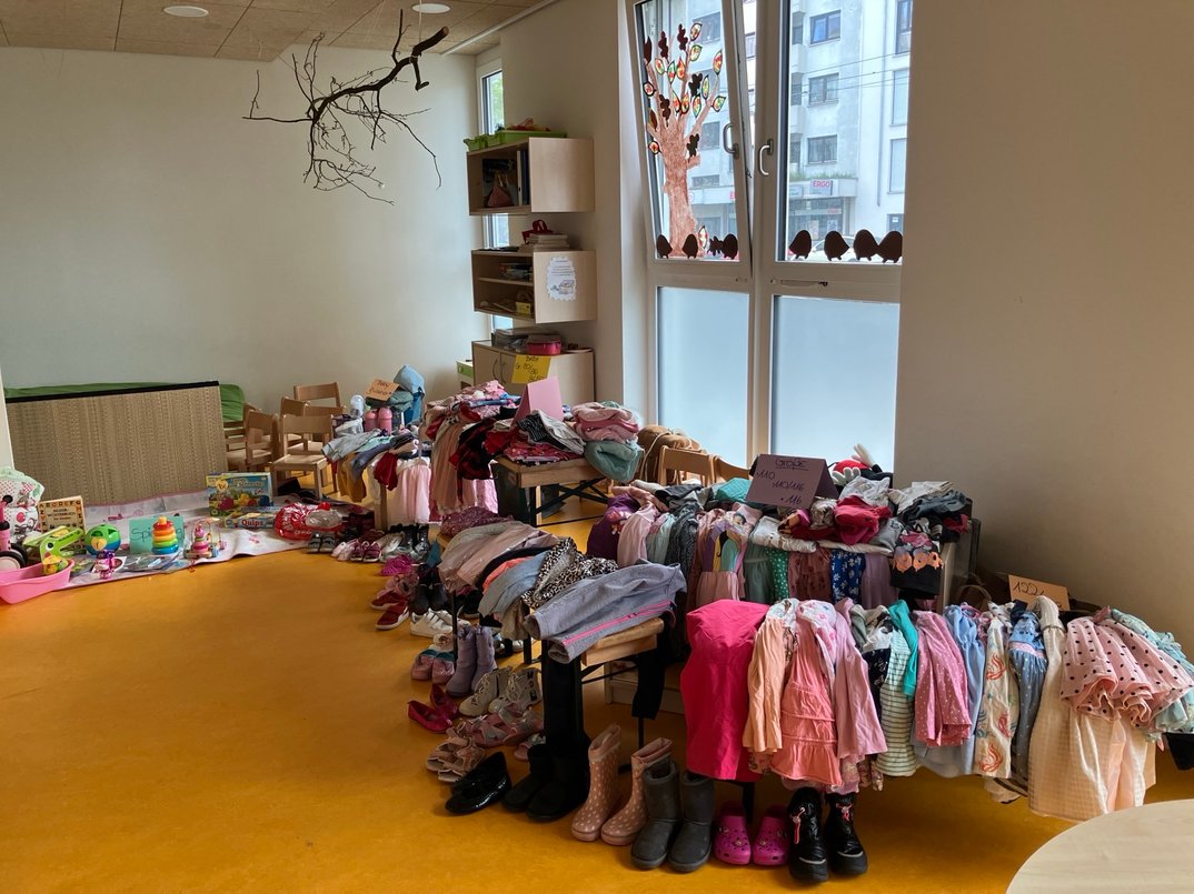 Kinderflohmarkt bei Unsere Champions Pasing