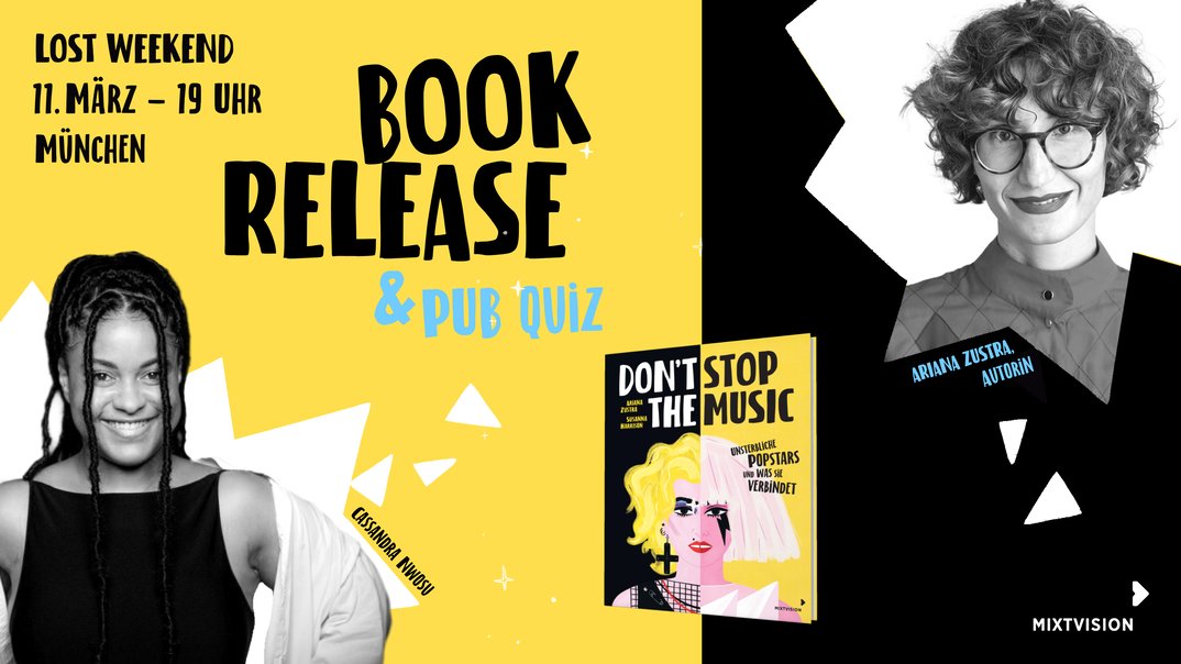 »Don’t Stop the Music«: Buchpremiere meets Pubquiz!
