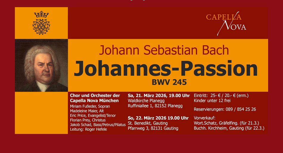 Johann Sebastian Bach: Johannes-Passion