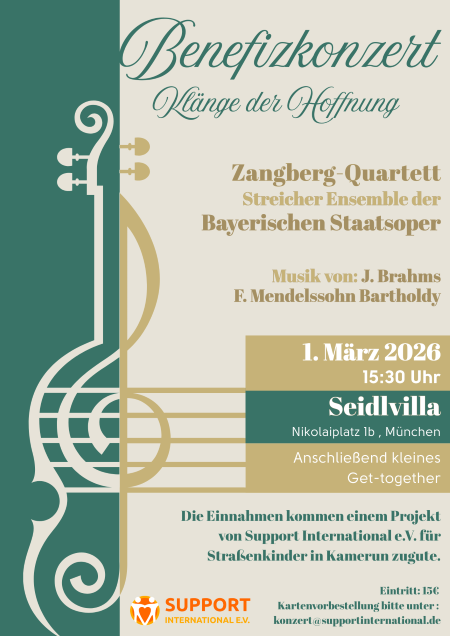 Zangberg-Quartett – Benefizkonzert „Klänge der Hoffnung“