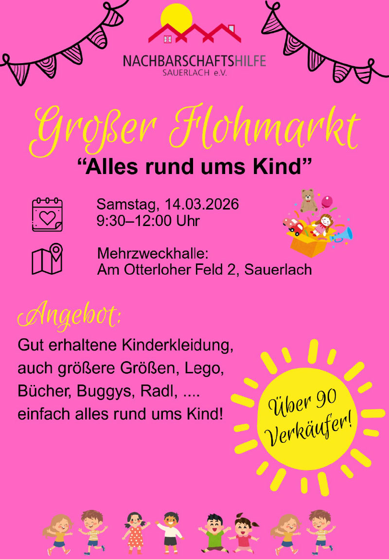 Kindersachen-Flohmarkt „Rund ums Kind“ Sauerlach