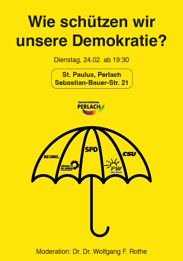 Podiumsdiskussion: Wie schützen wir unsere Demokratie?
