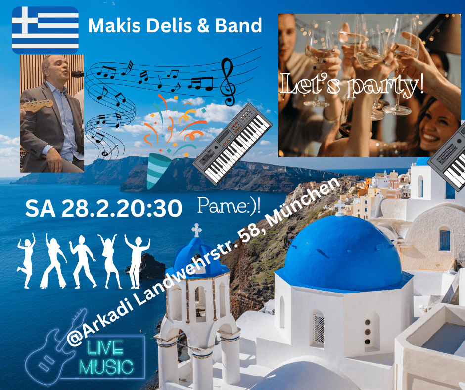 Goodbye Winter-Hello Spring! Greek Night mit Makis Delis