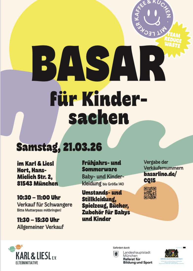 Basar für Kindersachen
