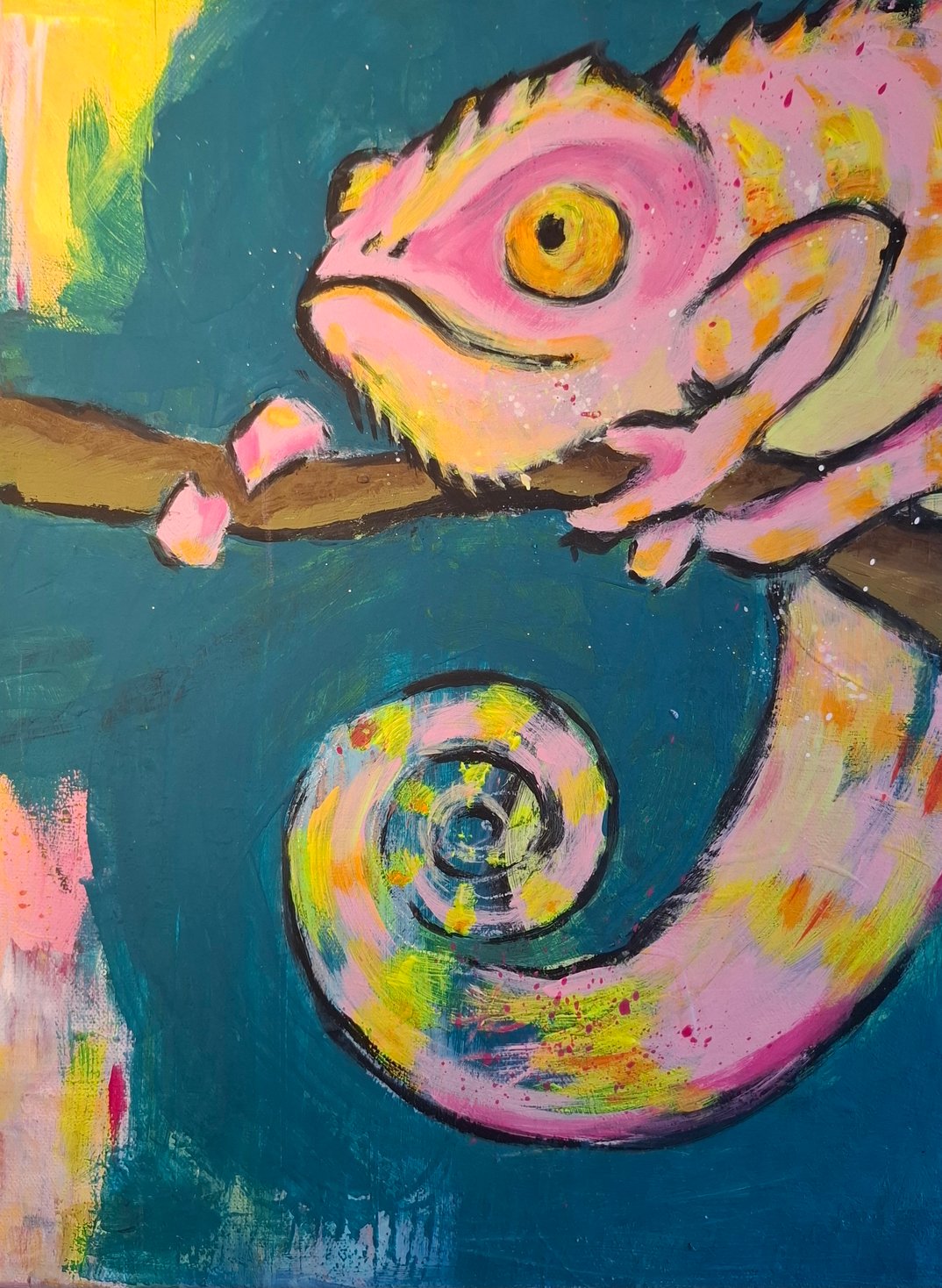 breakfast artparty *colourexplosion camäleon