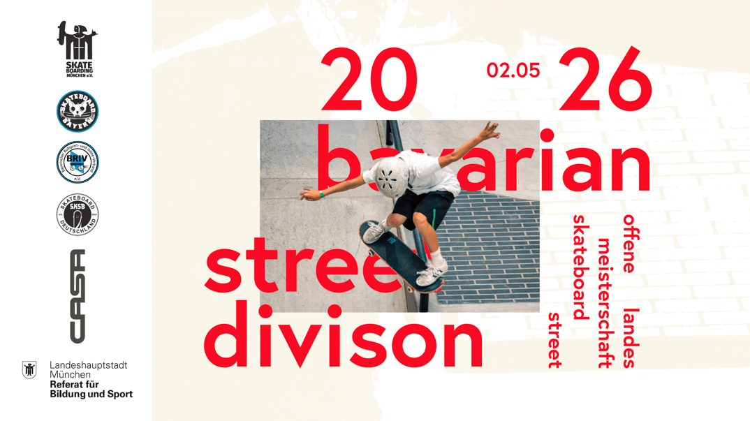 Bayerische Landesmeisterschaft Skateboard – Street 2026