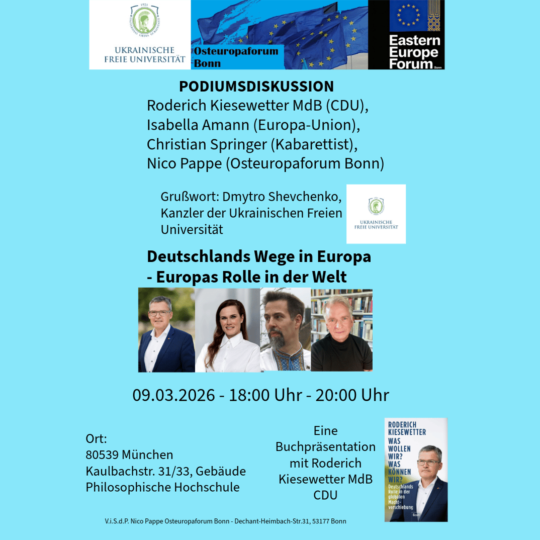 Ein Abend mit Roderich Kiesewetter MdB / Buchvorstellung