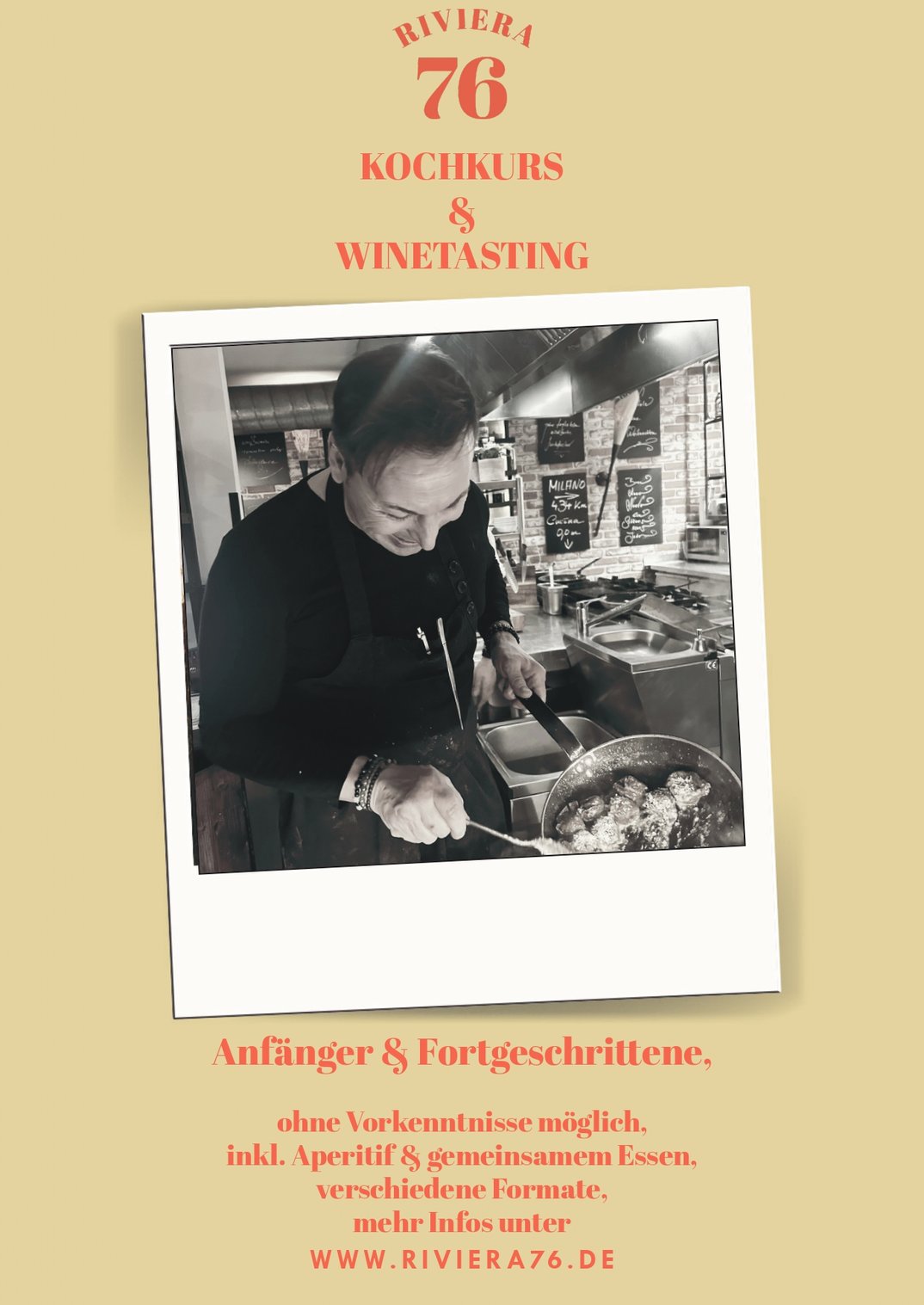 Italienischer Kochkurs im Riviera76 am Englischen Garten