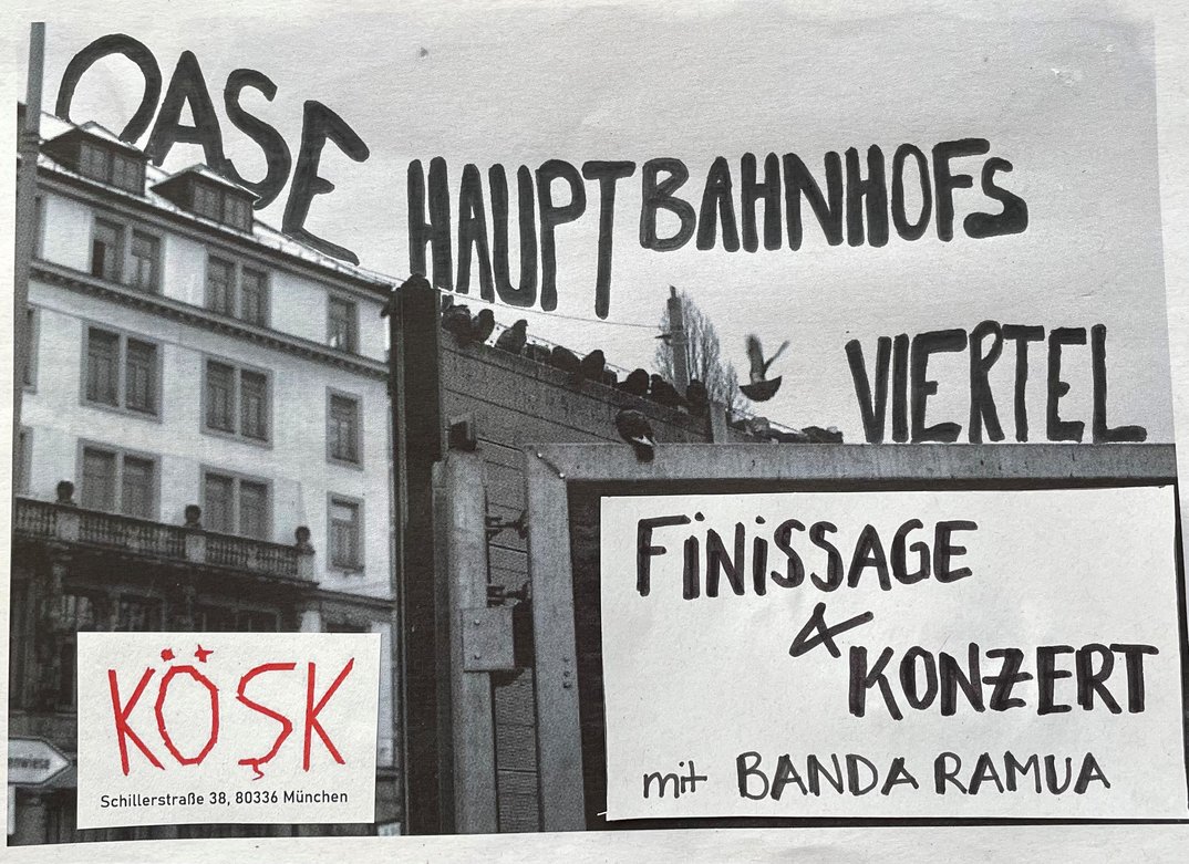 Finissage + Konzert: Oase Hauptbahnhofsviertel