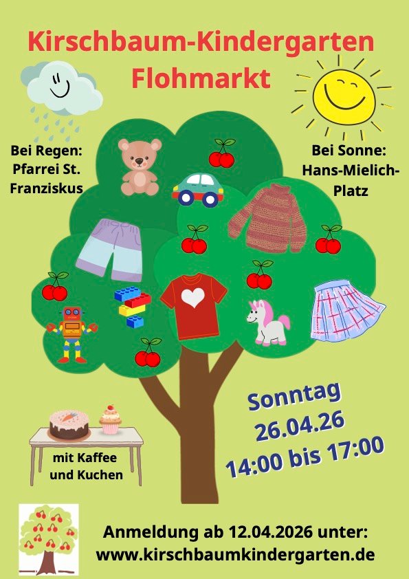 Kirschbaum.Kindergarten- Flohmarkt