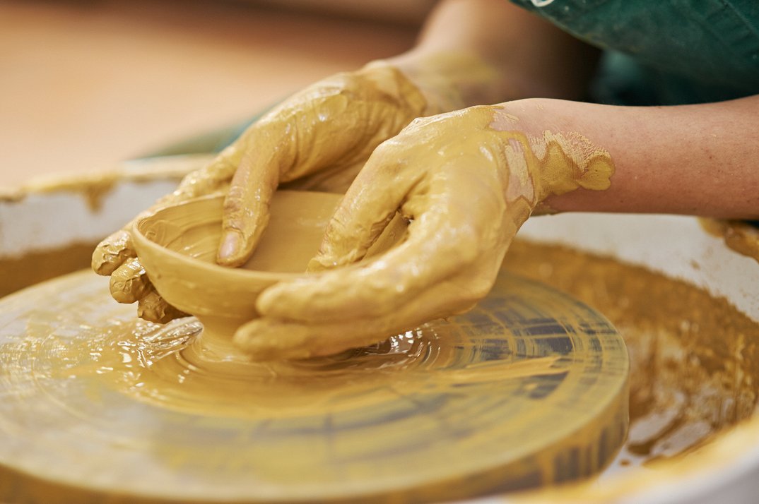 Besichtigung Keramikatelier der MVHS