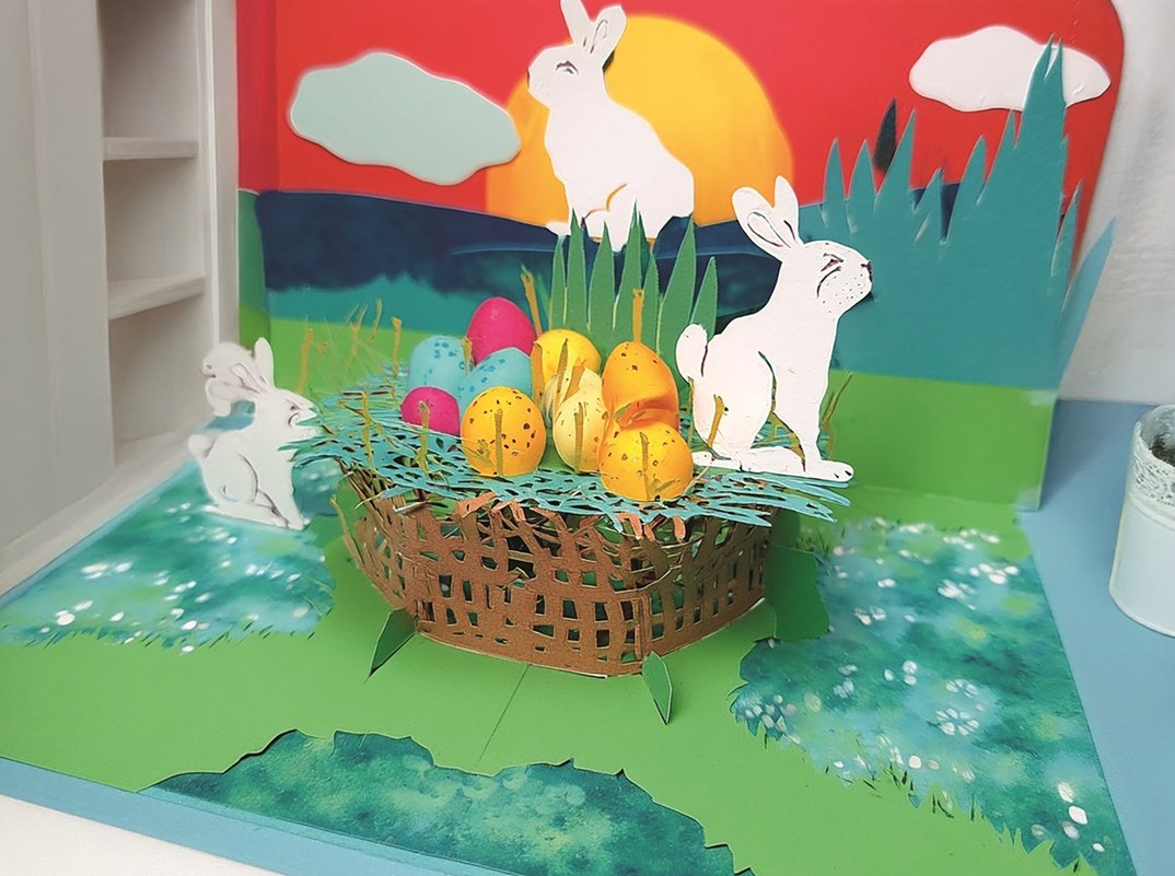 Kinderworkshop: 3D-Pop-up-Osterkarten