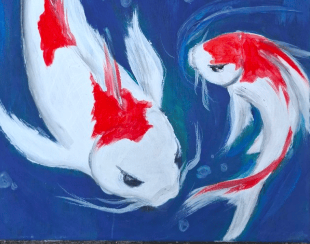 breakfast artparty – lucky koi