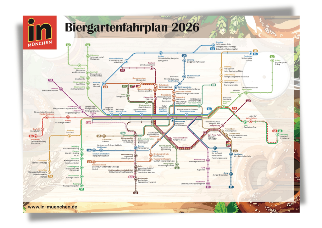 Biergartenfahrplan IN München 2026