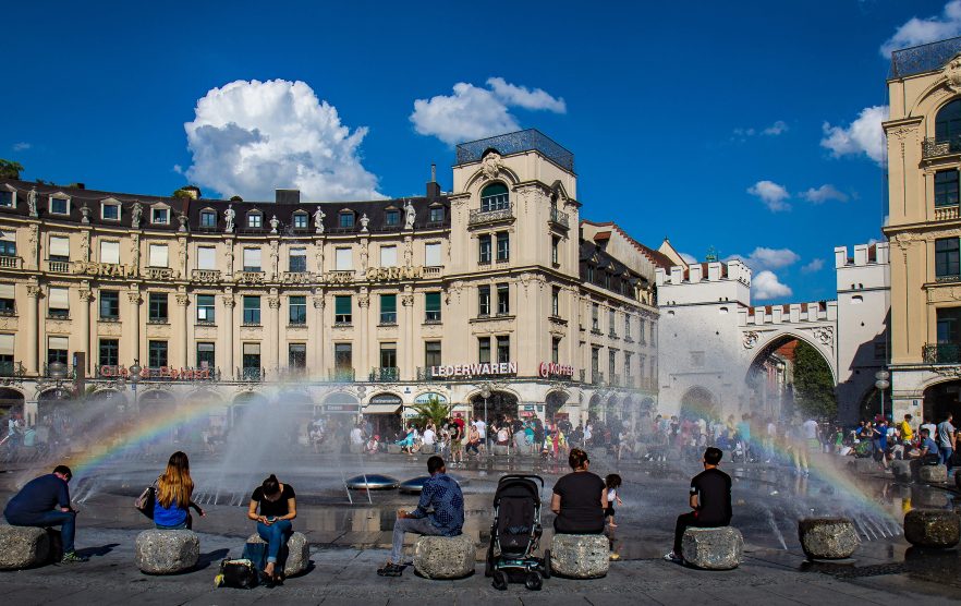 Kühle Orte in München bei Hitze
