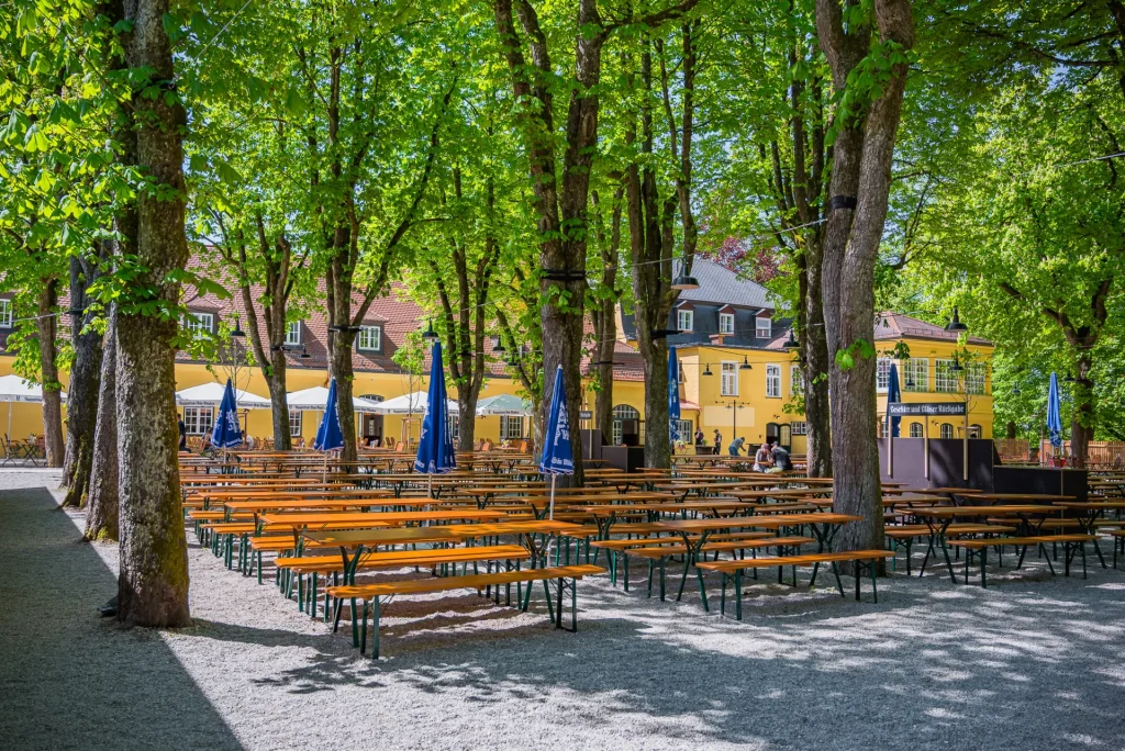 Der Biergarten der Menterschwaige