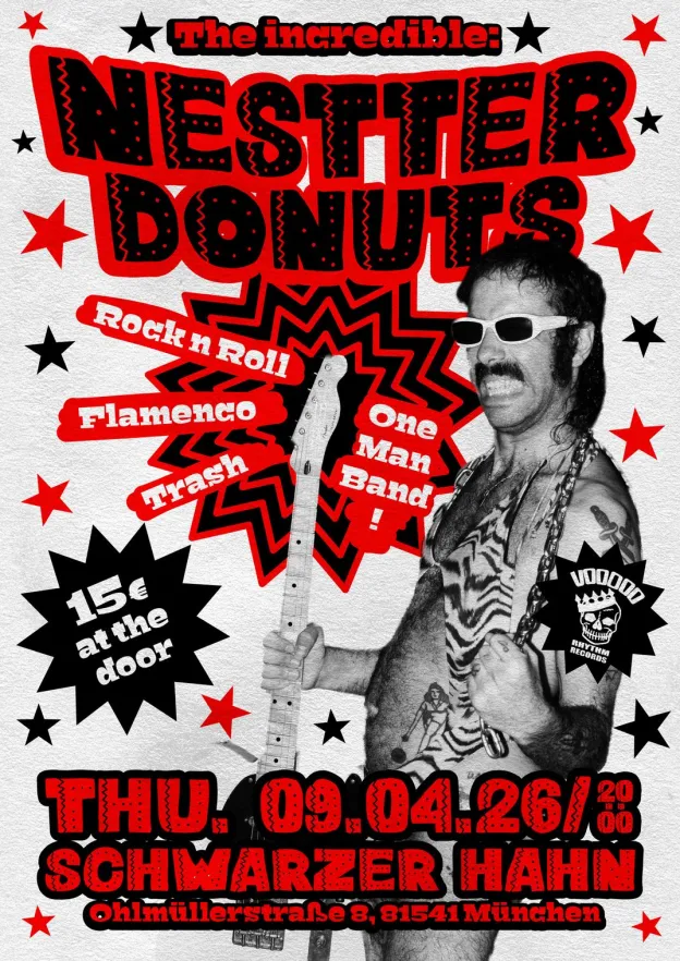 Nestter Donuts am 9.4. im Schwarzen Hahn