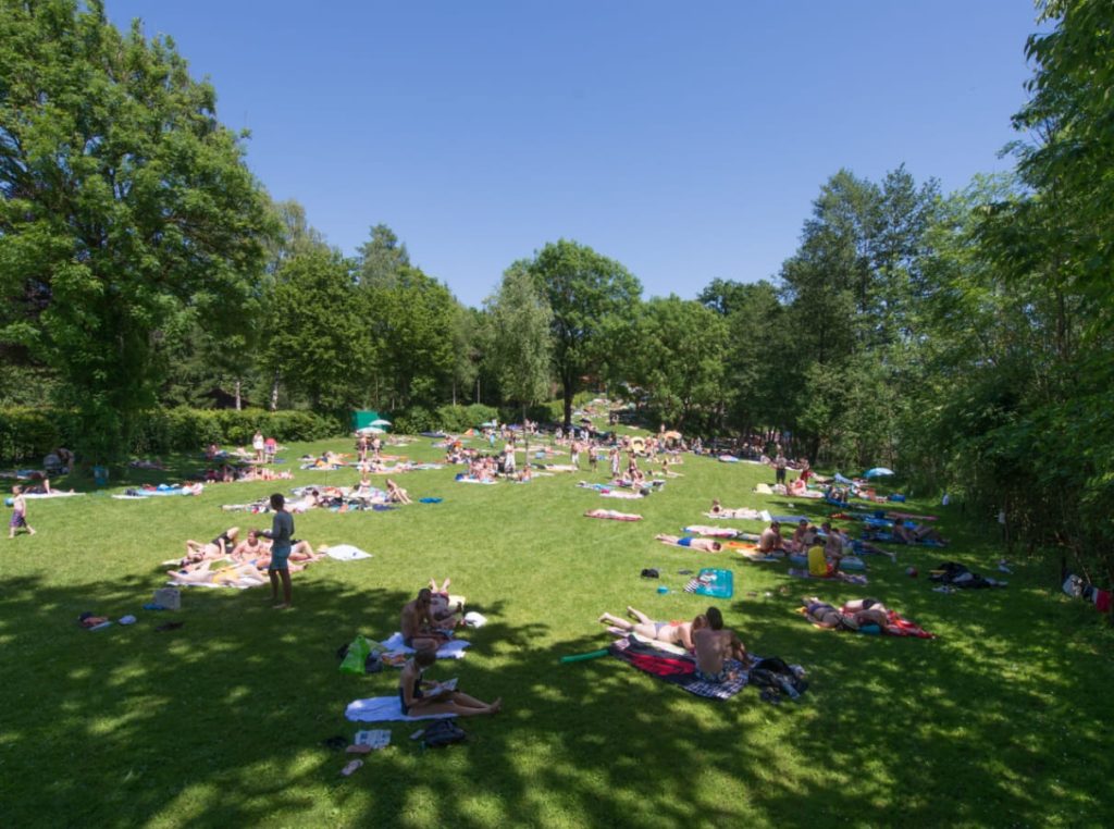 See München: Steinsee in Moosach