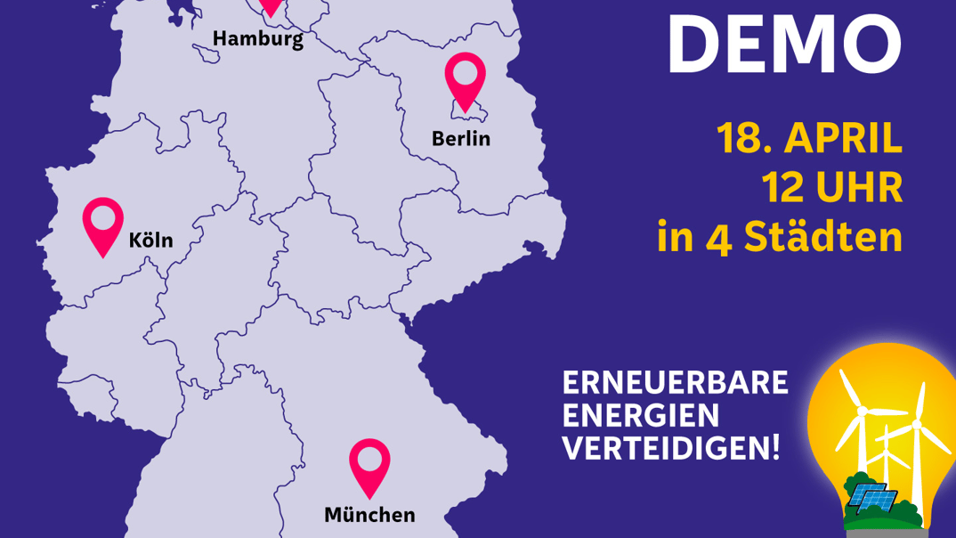 Erneuerbare Energien verteidigen!