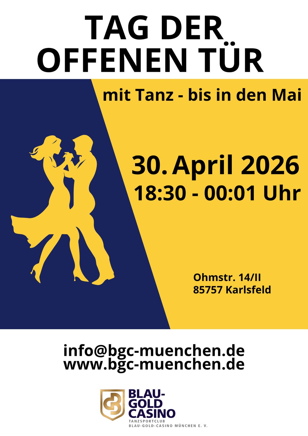 Tag der offenen Tür mit Tanz in den Mai