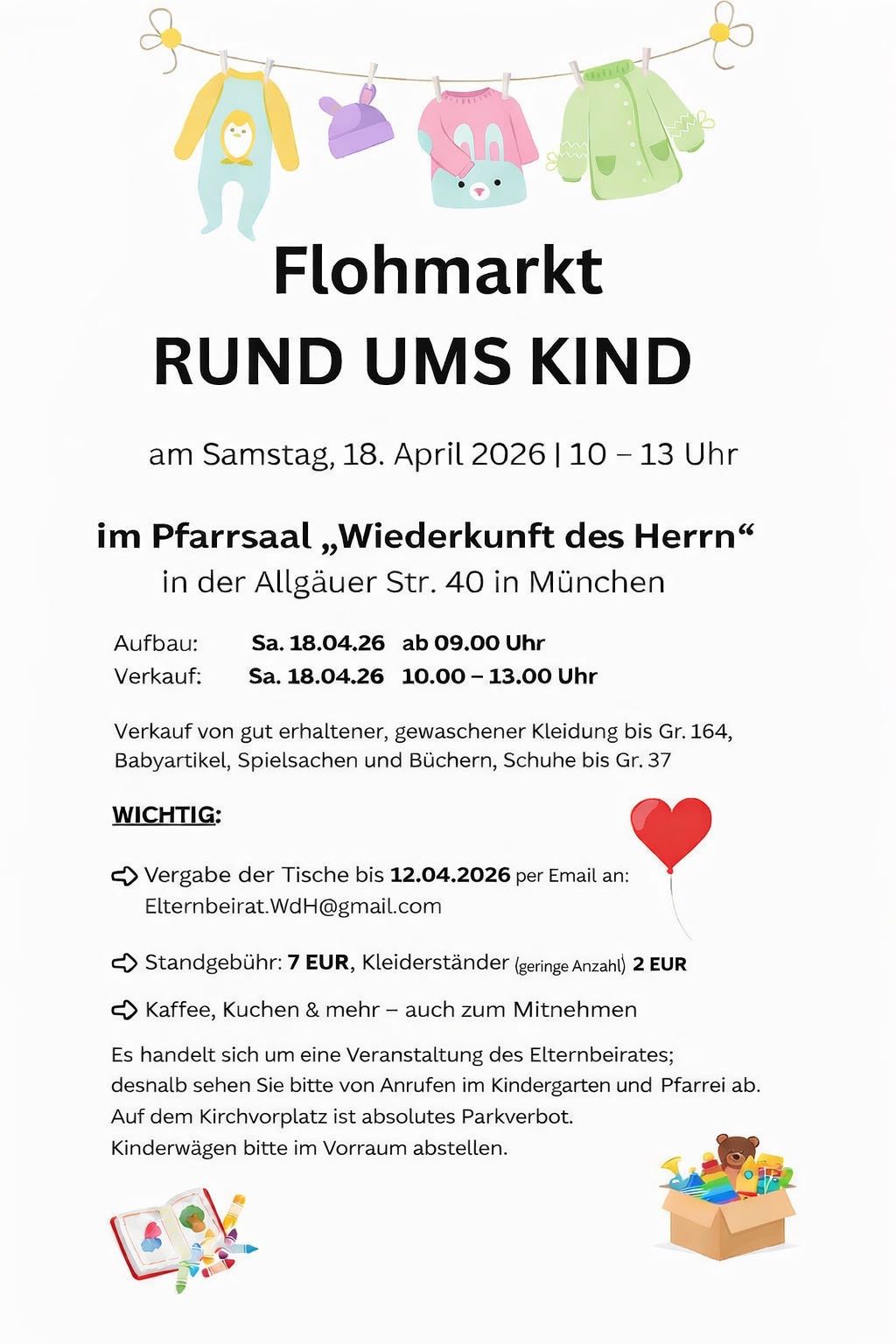 Kinderflohmarkt Fürstenried