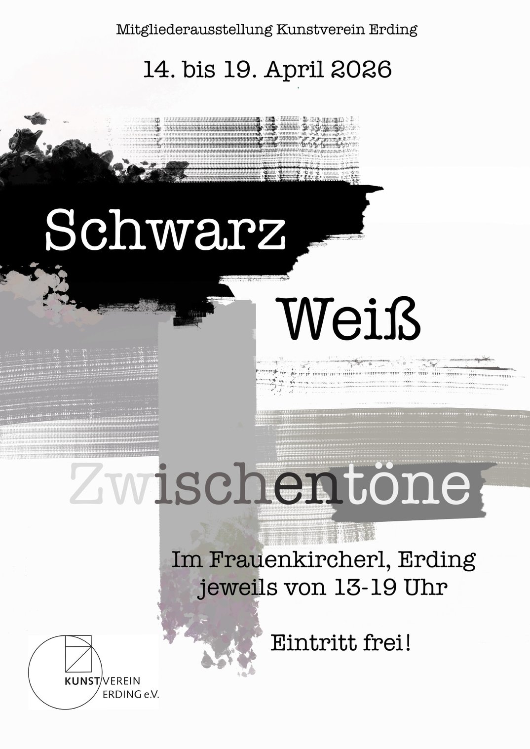 Schwarz-Weiß-Zwischentöne (Kunstverein Erding)