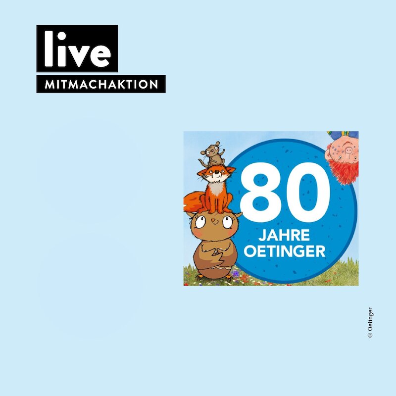 Oetinger wird 80  – Bücher-Detektive-Rallye