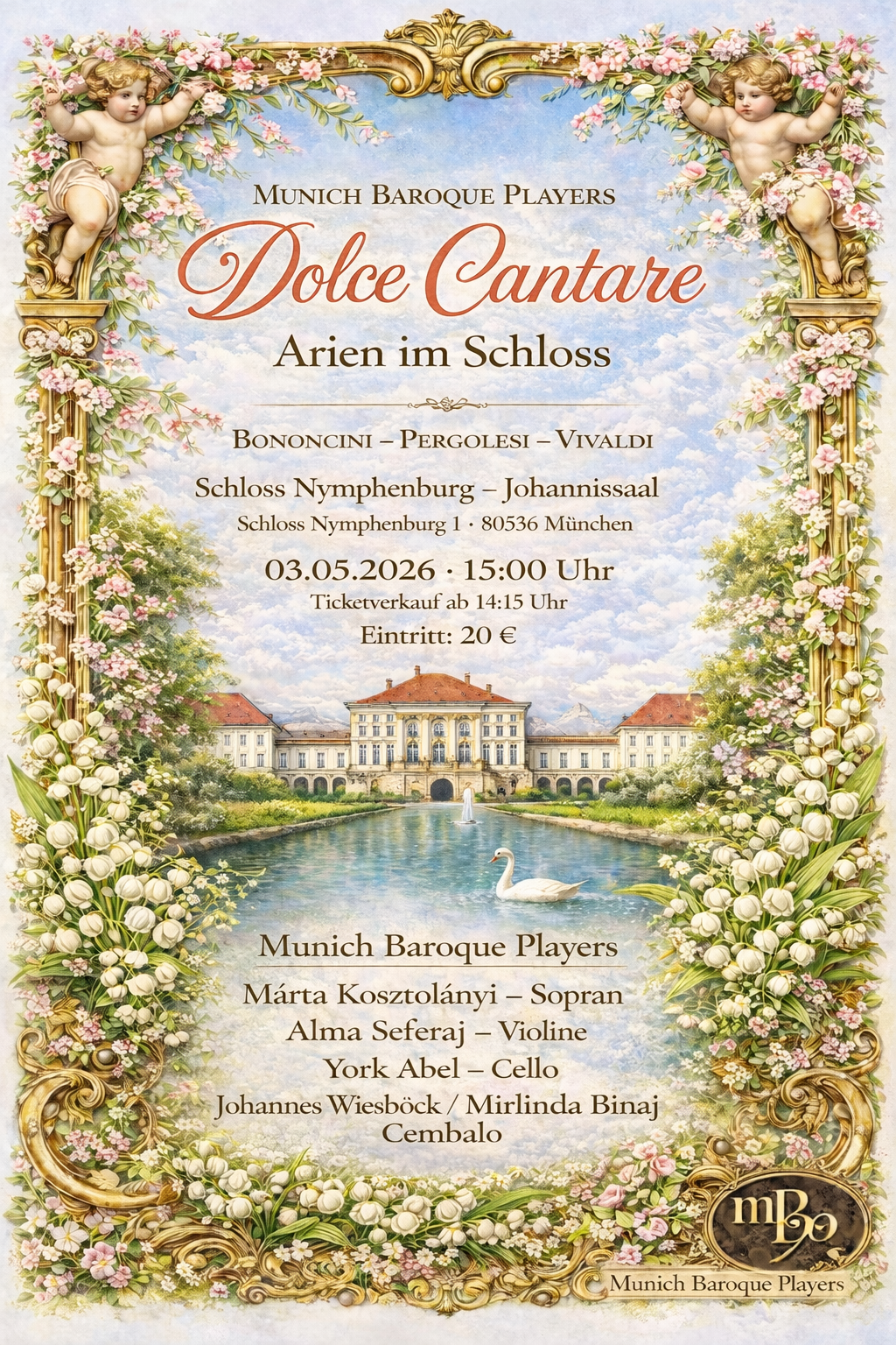 Munich Baroque Players: Dolce Cantare – Arien im Schloss