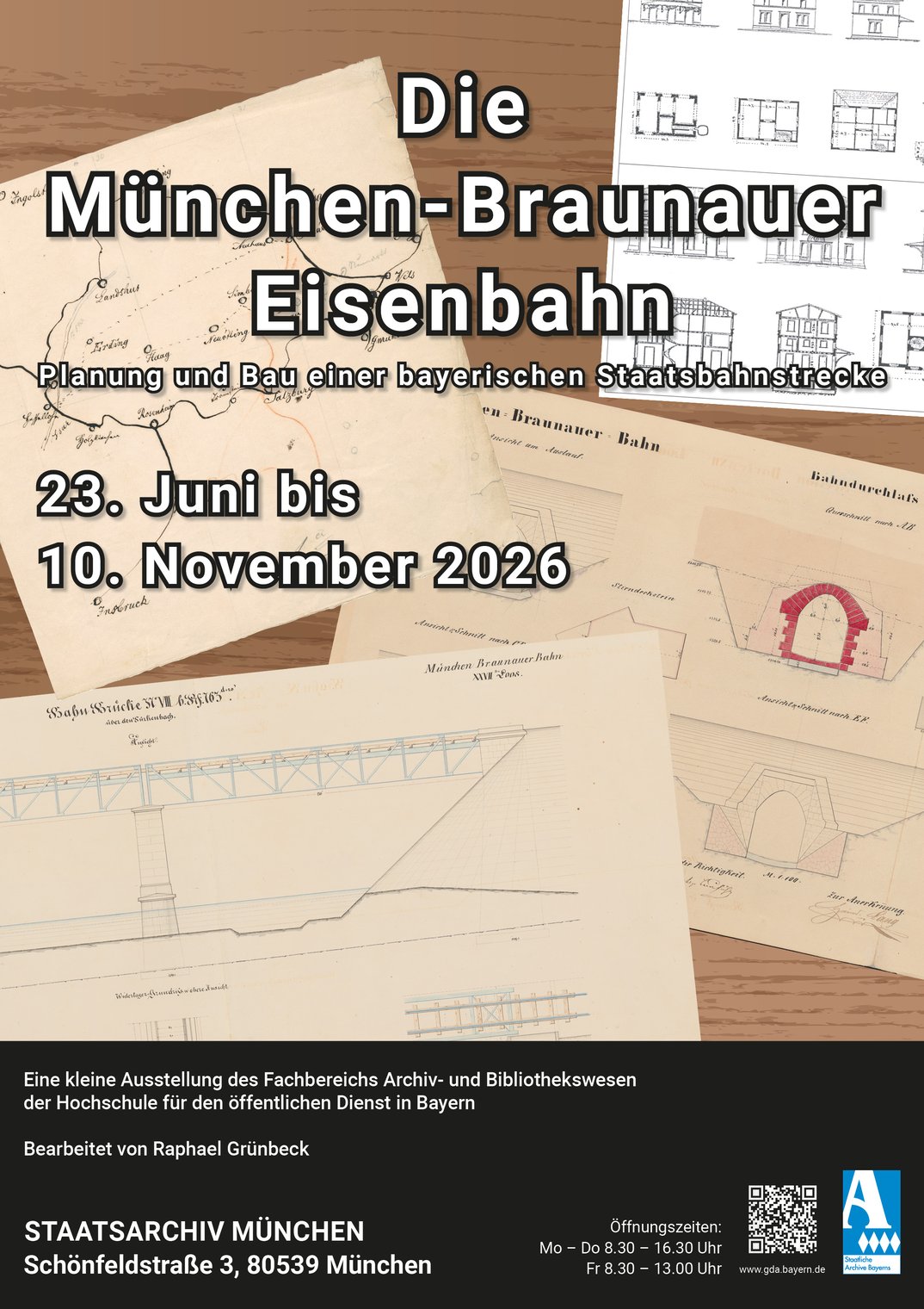 Die München-Braunauer Eisenbahn. Planung und Bau