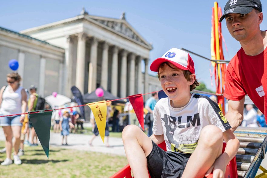 15. Münchner Sportfestival am 5.7. auf dem Königsplatz