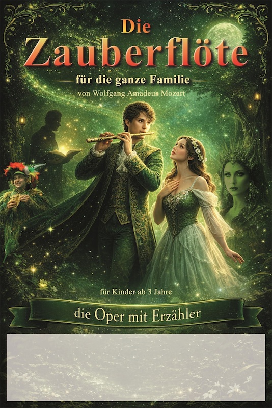 Zauberflöte – für die ganze Familie – mit Erzähler