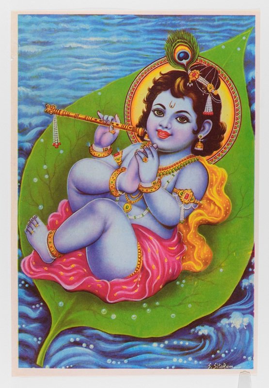 Baby Krishna. Ein blaues Wunder