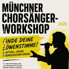 Münchener Chorsänger-Workshop 2026 –  Finde deine Löwenstimme!