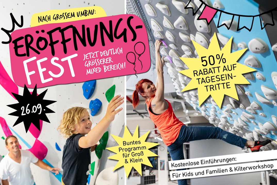 Boulderwelt Freiham Eröffnungsfest