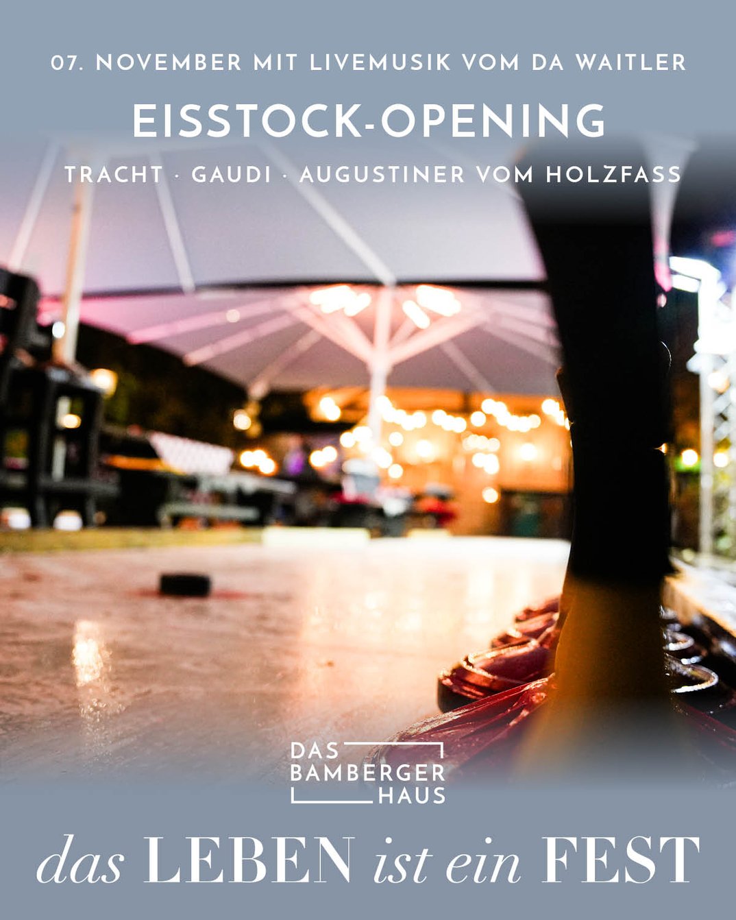 Eisstock Opening im Bamberger Haus