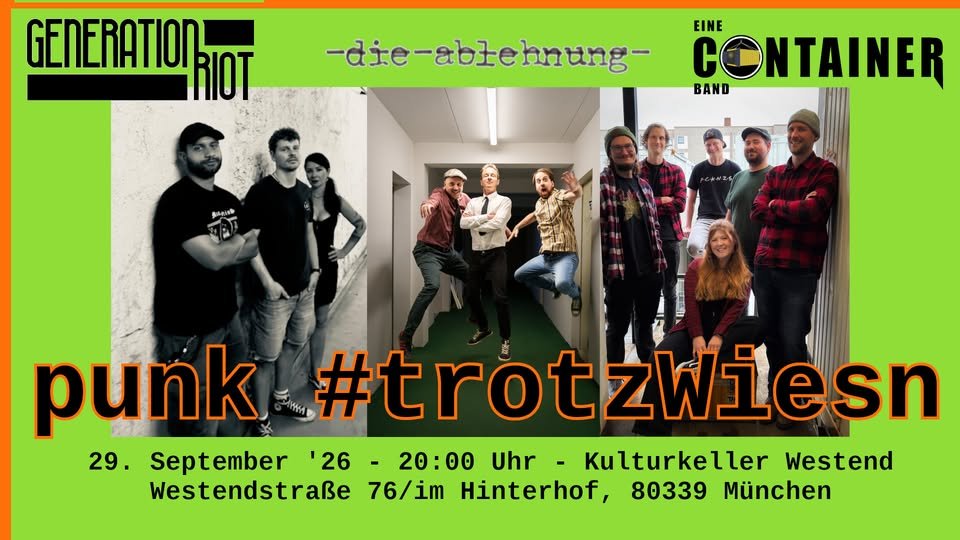 punk #trotzWiesn