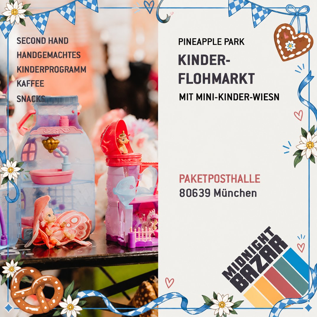 Kinderflohmarkt mit Kinder Mini-Wiesn