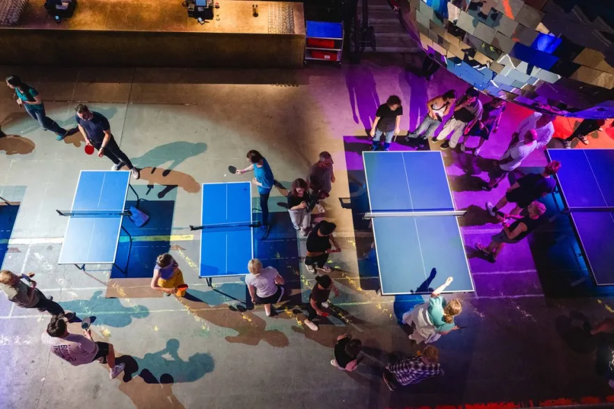 Ping Pong Night mit DJs am 13.9. im Gasteig HP8