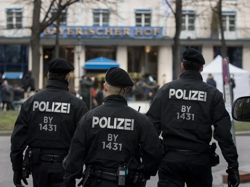 Polizeipräsenz bei der Münchner Sicherheitskonferenz